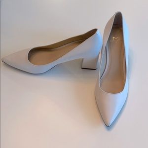 Marc Fisher white block heels
